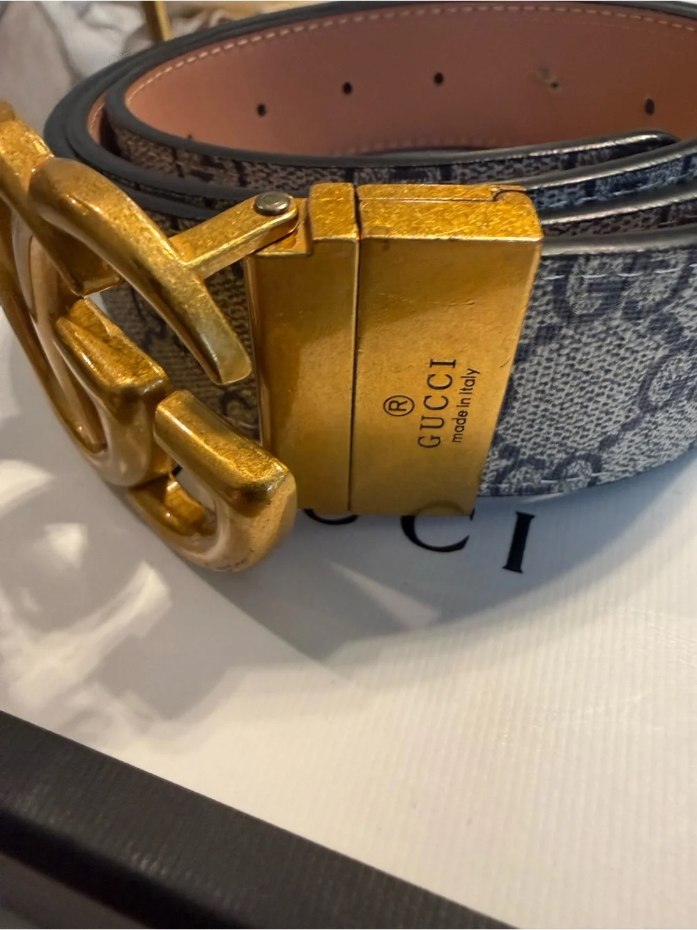 Gucci designer belt